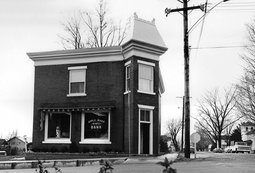 Apple River State Bank opened in this building in Apple River on Jan. 5, 1948. The bank has operated at a profit every year.