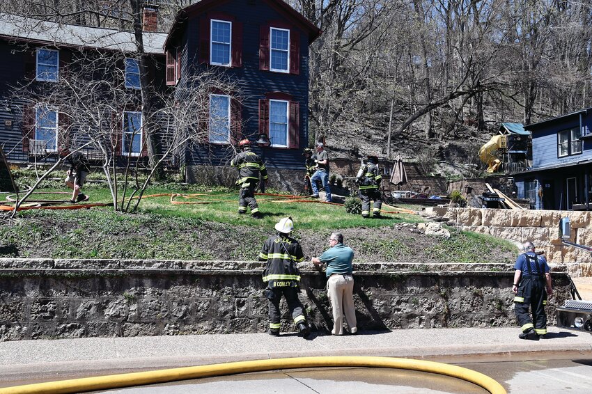 GALENA&ndash;The Galena Fire Department responded to a fire around 1 p.m. on Friday, April 14 at 403 Bench Street.  &ldquo;The fire was most likely electrical in nature,&rdquo; Galena Fire Chief Bob Conley said in a message. &ldquo;We were able to place it under control quickly and damage was limited to a small area although there was some smoke damage.&rdquo;  Other responding agencies were East Dubuque, Scales Mound, Menominee-Dunleith and Hazel Green fire departments as well as Galena EMS.