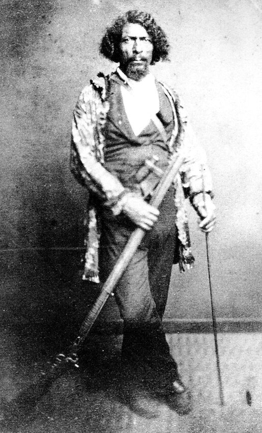 James Pierson Beckwourth was born into slavery, lived in Galena during its earliest days of settlement and then went on to become one of the most famous African-American mountain men. Shown here is Beckwourth as he appeared in the early 1860s.