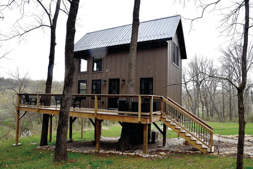 The Dittmar&rsquo;s Arrowhead Treehouse has been available for rent since 2020.