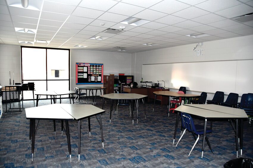 Some of the classrooms for the new Galena Elementary and Primary School are already finished.