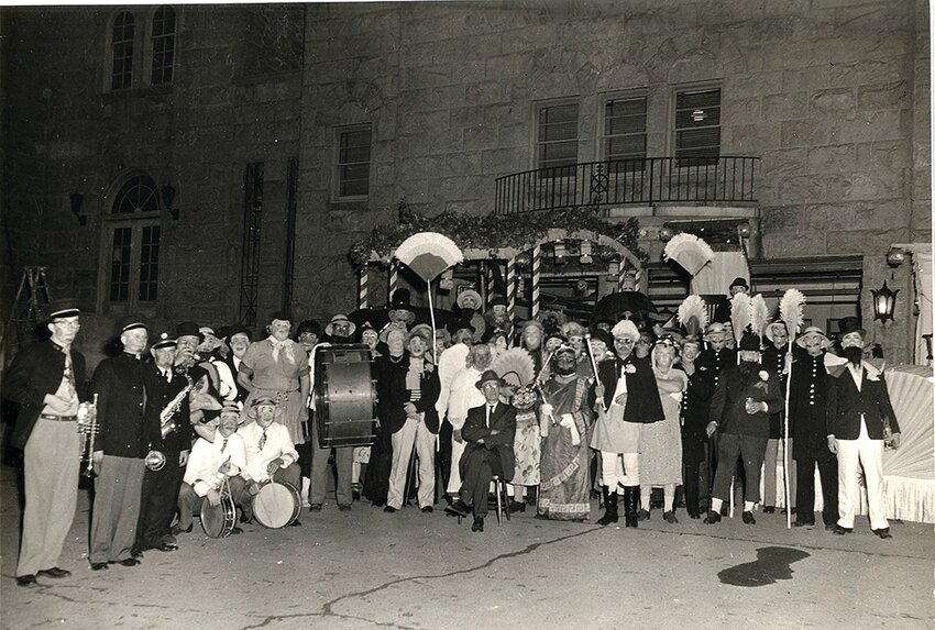 A gathering at Turner Hall in the late 1940&rsquo;s.