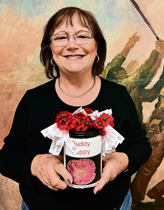 Darlene Leifker, Galena VFW Auxiliary post 2665 treasurer, is again preparing for Buddy Poppy Distribution on Friday and Saturday, Nov. 10 and 11 at Tammy&rsquo;s Piggly Wiggly and at 11 a.m. on Saturday, Nov. 11 at the Veterans Memorial.  The event helps to honor and make a difference for veterans and their families.