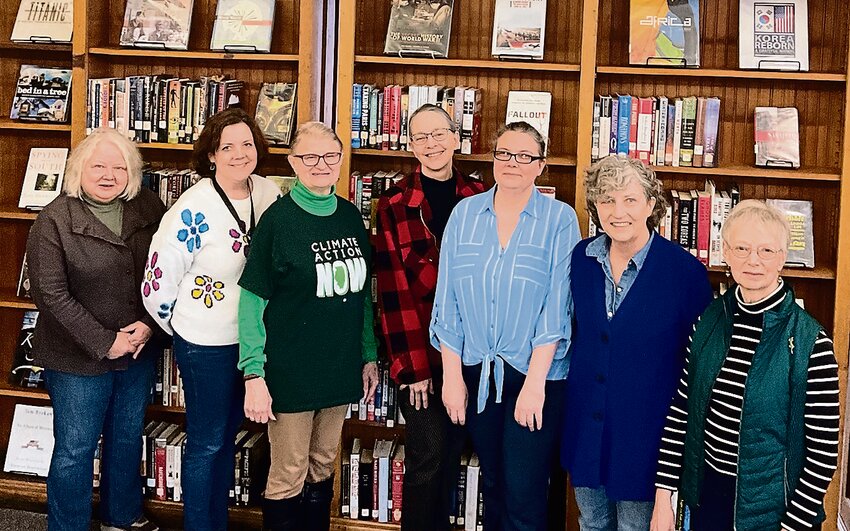 Members of the Galena Green Team have been busy planning events for Earth Month in Galena and the surrounding area. Pictured are from left: Hendrica Regez, Hillary Dickerson, Patricia Allen-Stewart, Beth Baranski, Larissa Distler, Mary Edwards, Pam Bernstein.