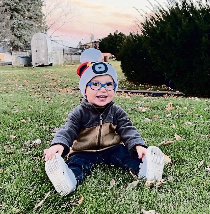 A 5k run/walk will be held April 20 to benefit the family of 2-year-old Everett Redman, pictured above, son of Andrew Redman, University of Dubuque assistant baseball coach. Everett was diagnosed with a brain tumor in June 2023. The event is sponsored by the University of Dubuque Student Nursing Association.
