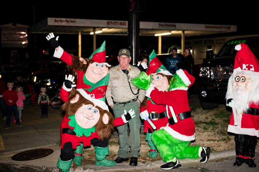 Boone County Sheriff's Reserve Deputy Larry Gilliam and friends attended the 2021 Harrison Christmas parade. This year's parade is scheduled for Monday, Nov. 27 at 7 p.m.