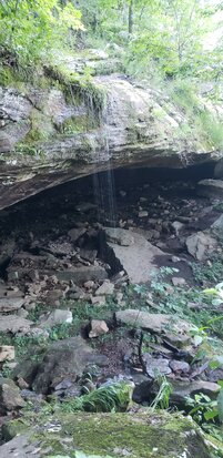Hudson Shelter falls, hike is nice to see
