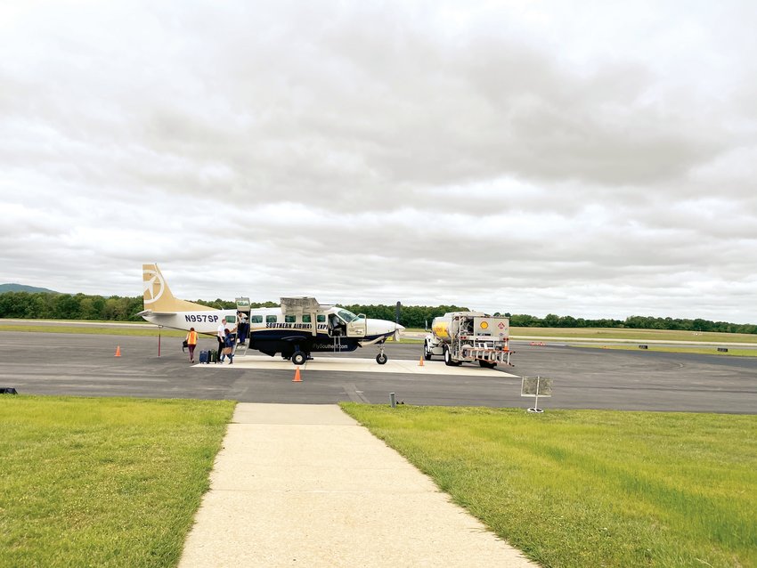 File Photo  Southern Airways Express began flying into the Boone County Regional Airport in January 2017.