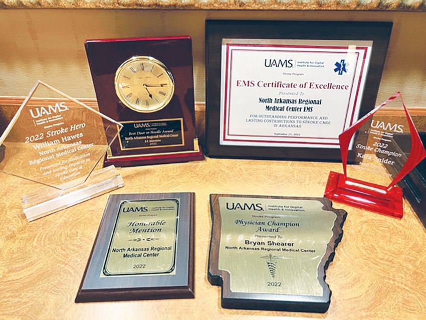 The staff at North Arkansas Regional Medical Center brought home several awards from a recent conference in Hot Springs.