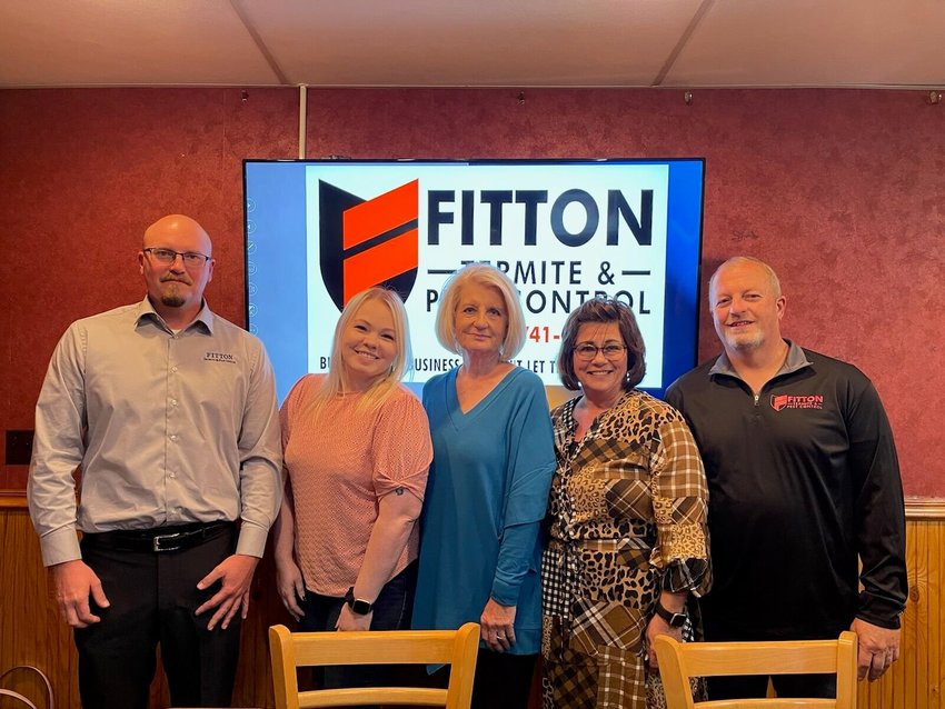 Fitton Termite speaks to Realtors   Donna Braymer/Staff&nbsp;&nbsp;   Fitton Termite &amp;amp; Pest Control staff members, Cody White (from left), Mandi Flippo, Linda Carter, Suzanne and Tony Forest sponsored lunch for the Realtors&rsquo; October meeting and updated them on the rules and best practices associated with termite contracts and selling properties.