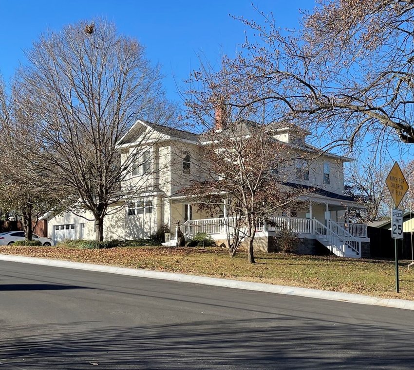 This owner of the residence at 124 South Oak Street received a conditional use permit from the Harrison Planning Commission on Tuesday to operate an in-home day care center. JEFF DEZORT/STAFF