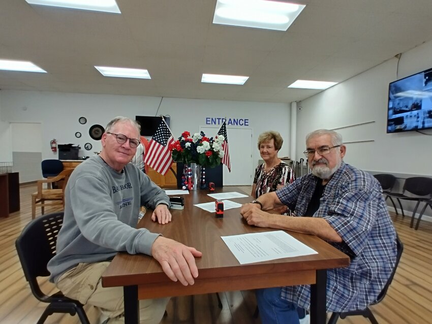 Boone County Election Commissioners (from left) Rob McCorkindale, Lavonne McCullough and John Holmes met at 3 p.m. Thursday, May 11, and certified the election results from the Tuesday, May 9, school board elections.