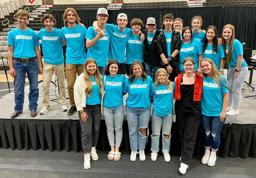 The HowToLife Harrison team of young people held the 6th annual meeting on May 10 with 225 teenagers in attendance and approximately 20 making a decision for Christ. CONTRIBUTED PHOTO