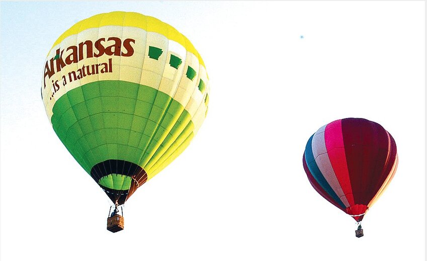 A total of 14 hot air balloons are registered for the 28th Annual Arkansas Hot Air Balloon State Championship. FILE PHOTO