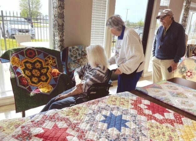 A quilt show is held by the Boone County Quilters at Countryside assisted living. CONTRIBUTED PHOTO