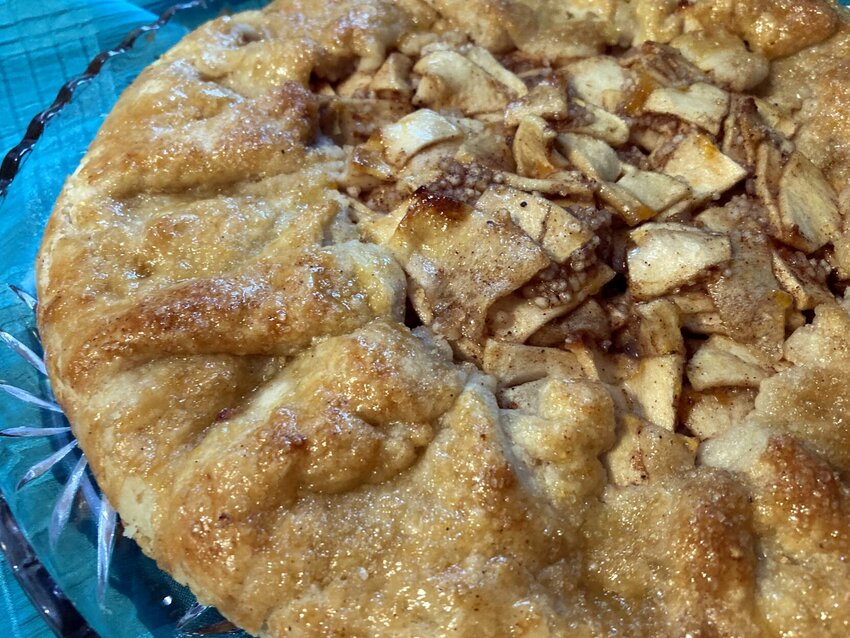 Freeform Apple Tart is a great way to celebrate National Apple Pie Day. CONTRIBUTED PHOTO / LINDA MASTERS
