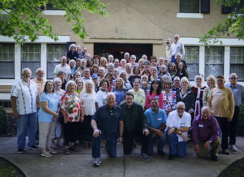 CONTRIBUTED PHOTO/JULIE BARNES   The Harrison High School Class of '74 gathered together to celebrate their 50th class reunion