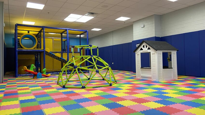 A playground for small children will give parents a place to bring little ones when older siblings are out on the fields for tournaments; or at any time. LORETTA KNIEFF / STAFF