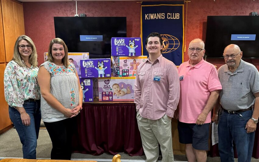 CONTRIBUTED PHOTO


The Harrison Kiwanas Club with the large donation made to the Circle of Life program, which helps low-income families.