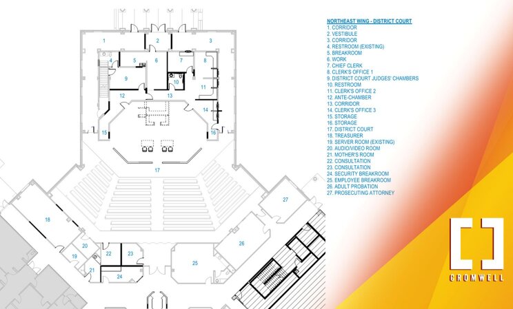 Plans for the renovation of the new County Government building -- previously a church, involve re-using the former sanctuary for the district court. CONTRIBUTED PHOTO