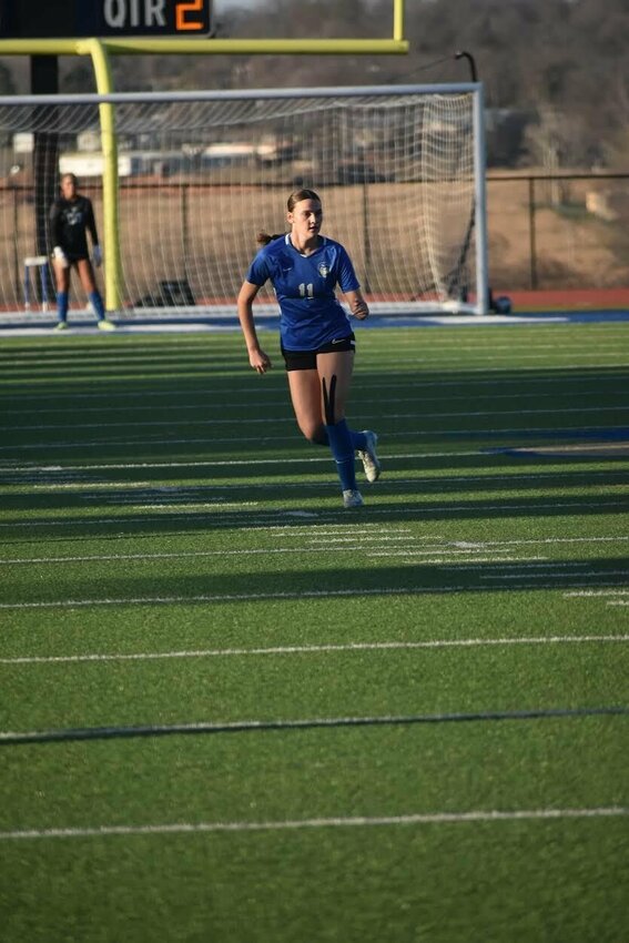 JEFF BRASEL/STAFF


Harrison senior Erin Pratt watches action from midfield at F.S. Garrison Stadium. Pratt had an assist in the Lady Goblin contest against Shiloh Christian. Harrison won the game, 2-0.