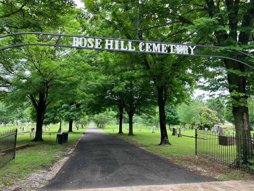 Rose Hill Cemetery has been named to the National Register of Historic Places.