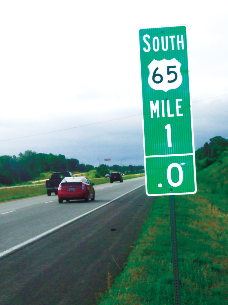 Where are the mile markers in Arkansas? Harrison Daily