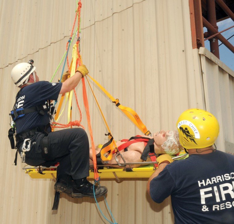 High Angle Rescue Training - Harrison Daily