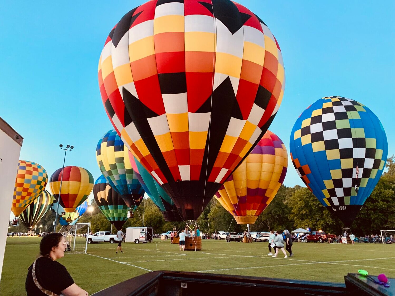 The 13 balloons at this years’ Annual Arkansas Hot Air Balloon Championship were able to fly at all four scheduled times, as well as the Balloon Glow. CONTRIBUTED PHOTO/LEE H. DUNLAP