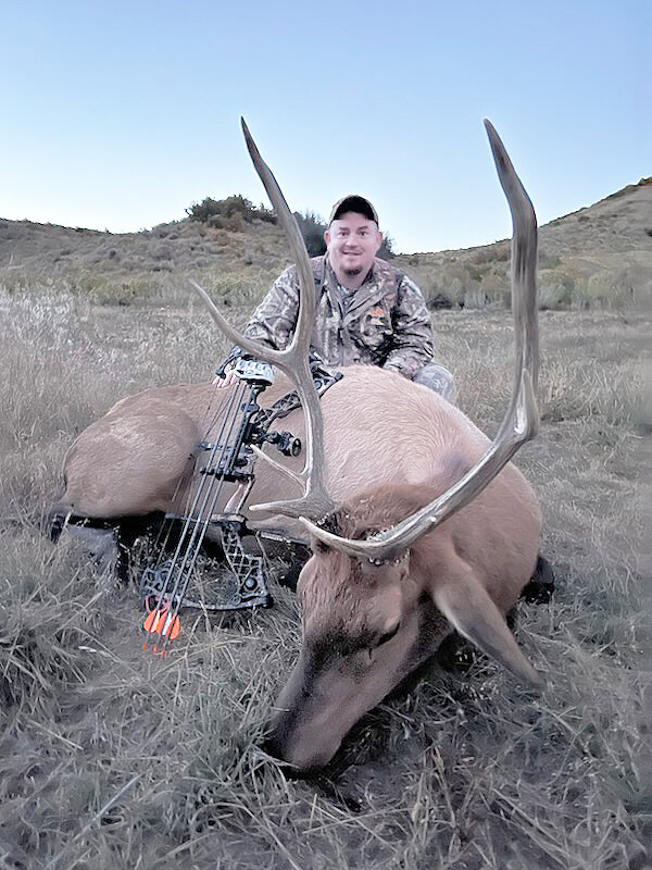 Todd Reid with his trophy bull elk. (Photo courtesy of Todd Reid)