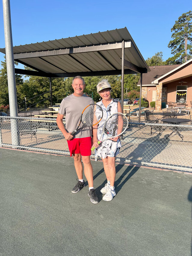 Hot Springs Village Tennis Center Welcomes Tennis Ambassadors: Bonnie Douglas and Paul Hedgpeth.