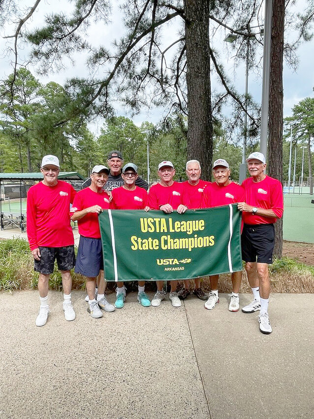 HSV Men’s State Championship Team: Bill Norby, Fr. Bill Elser, Randy Bruno, Gary Strakshus, Madison Pope, Doug Hicks, Ken Jeffries and Rick Meyers.