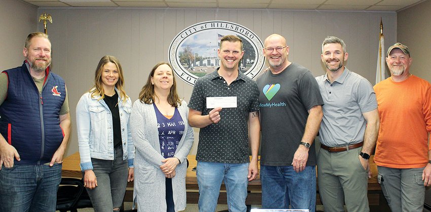 Imagine Hillsboro&rsquo;s Reinventing Central Park Committee presented a contribution in the amount of $30,000 to the City of Hillsboro to purchase the playground equipment for Central Park on Tuesday, May 3.