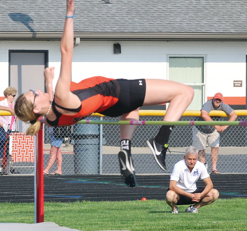 After almost a month on the shelf, Hillsboro's Kaci Papin punched her ticket to the IHSA State Finals for the third time in her career by finishing third and clearing 1.52 meters in the high jump at the Gillespie Sectional on May 12.
