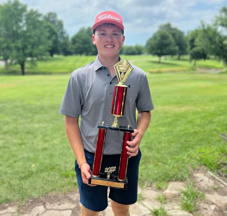 Litchfield&rsquo;s Tug Schwab defeated Cal Johnson 1-up in 36 holes on Thursday, July 14, to win the 16-17 year-old division of the Drysdale Junior Golf Tournament.
