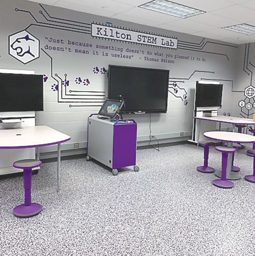 The Litchfield School District opened the new Kilton STEM lab this fall to help better prepare students for future careers.