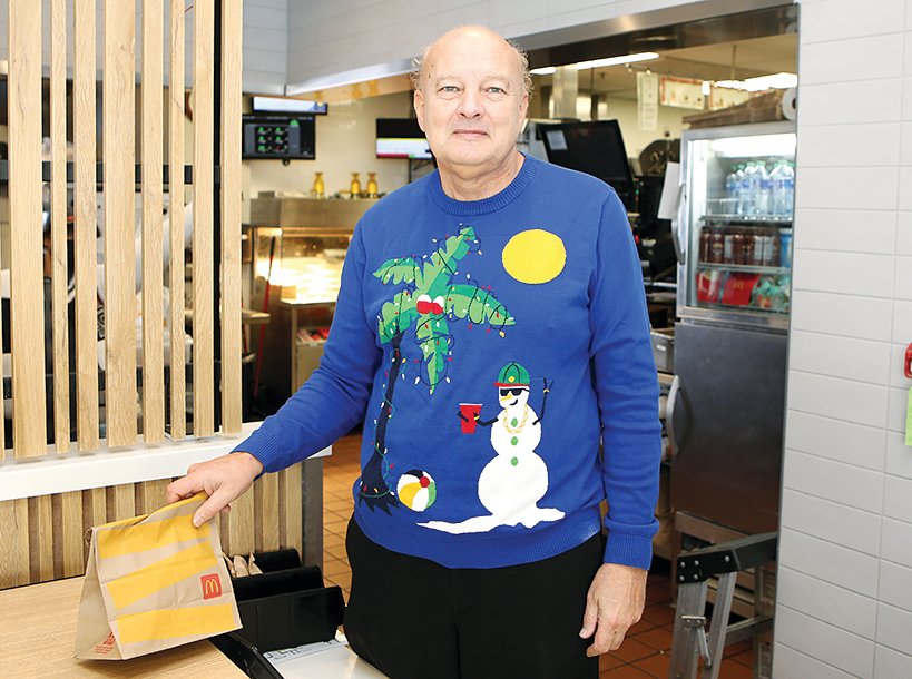Litchfield McDonald&rsquo;s general manager Tim Reynolds served customers for the last time on Friday, Dec. 23.