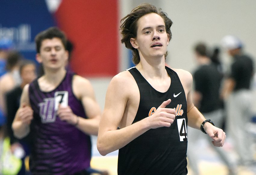 Hillsboro High School alum and Greenville University athlete Elijah Atkins helped the Panthers to a St. Louis Intercollegiate Athletic Conference title in the distance medley relay and an overall indoor conference championship recently.