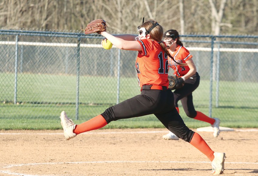 Hillsboro pitcher Anika Camp struck out seven and allowed just two runs in seven innings as the Lady Hiltoppers beat North Mac 3-2 on Tuesday, April 11, in Hillsboro. Camp also had a single and scored one of the Toppers' three runs as they handed the Panthers just their second loss this year.