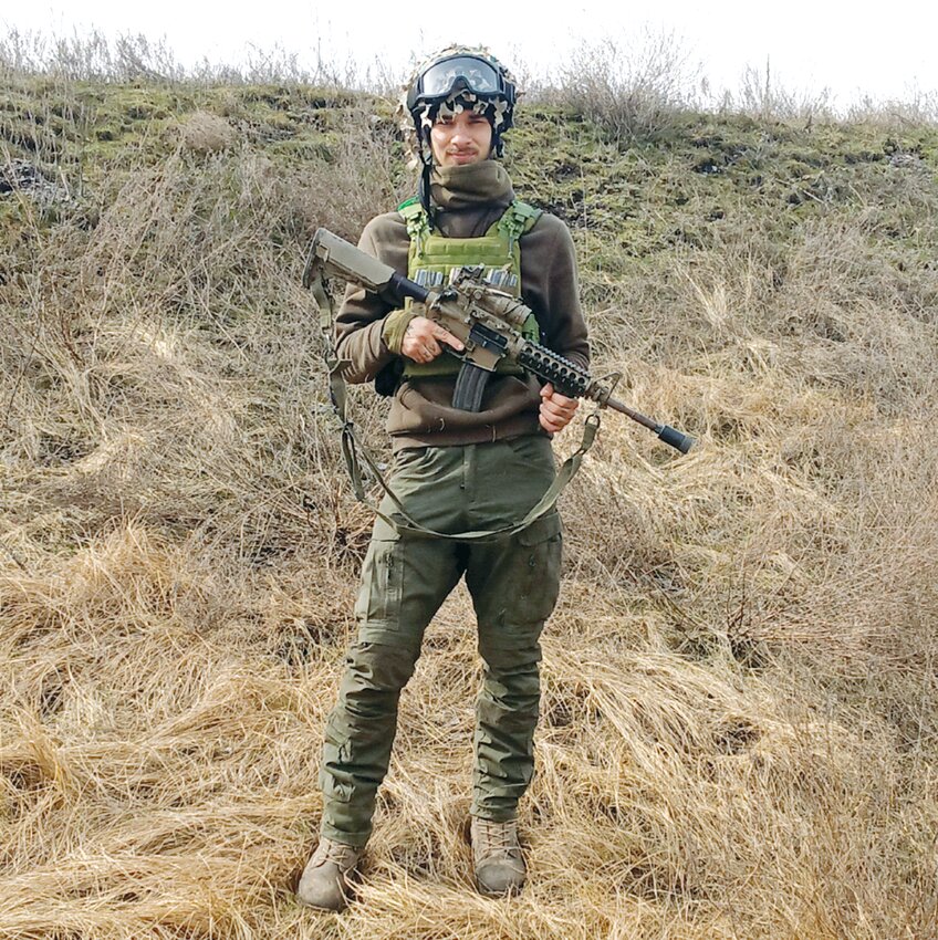 Joseph Rudis of Hillsboro serving in the International Legion of Ukraine just a few kilometers from the battlefield.