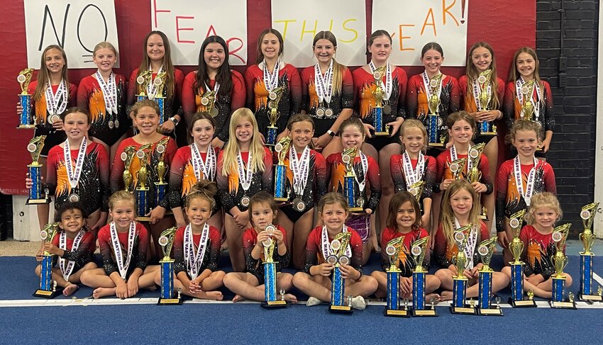 Pictured above, in front, from the left are Adrianna Remer, Karsyn Jones, Eisley Kudyba, Timberleigh Everett, Lainey Barcum, Sawyer Spencer, Aubrie Smith and Perry Barcum. In the second row are Lucy Boyett, CJ Yeske, Lily Barnes, Sophia Odle, Katrina Millburg, Savannah Bequette, Payton Ronco, Avery Barcum and Mabry Bondurant. In the third row are Elaina Kenny, Ryleigh Hamm, Gracie Chambers, Braelynn SanMiguel, Summer Spencer, Tenleigh Schulte, Emma Rhodes, Harper Fuller, Kyla Greenwood and Kate Cunningham.