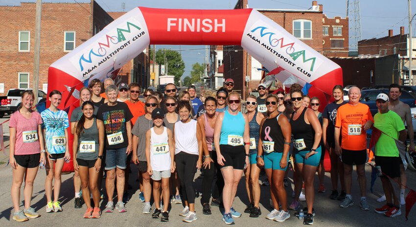 Nearly 40 particpants took the line on a beautiful Sunday morning for the annual Old Settlers 4 mile fun run and 2 mile fun walk. The event is sponsored by M&amp;M Multisport Club and featured volunteers from the Montgomery County Cancer Association.