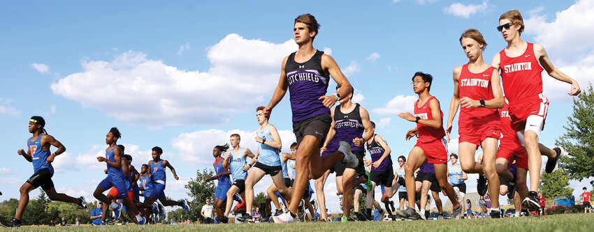 Litchfield's Camden Quarton finished second in this year's Dave Holden Open in Greenville, running a 17:17 to help the Panthers to a one-point win over East St. Louis on Tuesday, Sept. 12.