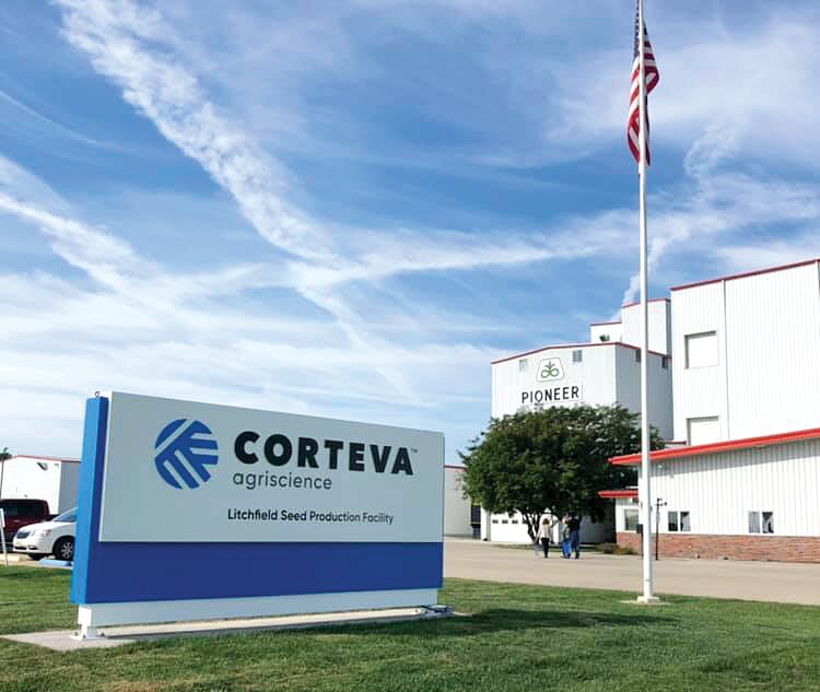 Corteva, a seed production plant in Litchfield, provides more than 70 full-time jobs in the community. They also work with more than 150 local growers and work with trucking companies daily.