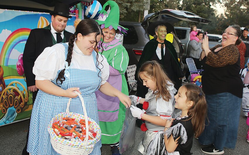 Trick-or-treaters followed the yellow brick road to the Land of Oz on Friday, Oct. 13, during the Litchfield Park District annual Trunk or Treat at Walton Park.