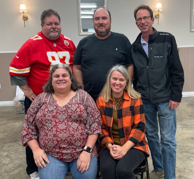Pictured above are winners of the eighth annual DAR trivia night, held Saturday, Nov. 11, in Hillsboro. In front, from the left are Melanie Hubert and Terri Casey. In back are Shawn Balint, Tony Hubert and Chris Casey.