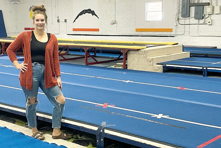 Caitlyn Voyles of Hillsboro, a longtime tumbling coach in this area, officially bought Hiltop Elite Academy of Tumbling and Trampoline from Amanda Cunningham and Heather Greenwood in September.