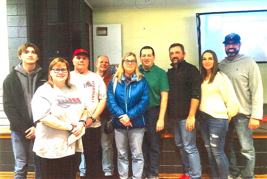 A trivia night benefitting the Coffeen Veteran&rsquo;s Memorial was a enjoyable evening for all on Saturday, Jan. 20, at the Lodge on Main. Pictured above are winners from the night, from the left, Noah Blaum, Lisa Billingsley, Scott Battles, Stan McCaslin, Katie Johnson, Steve Johnson, Nate Blaum, Laura Lessman and Derek Guiterrez.