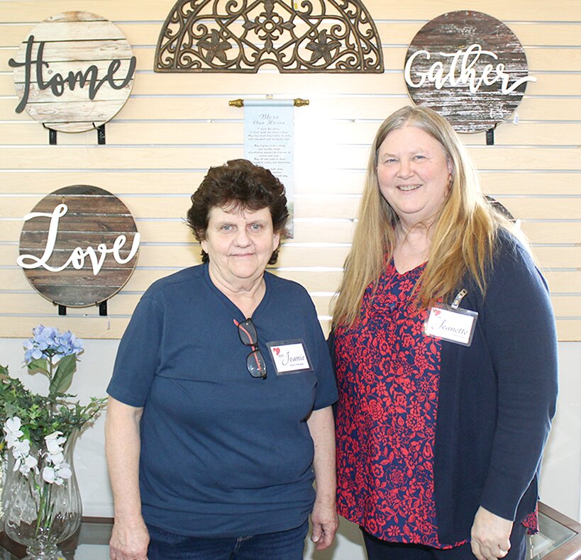 Hearts United in Litchfield is celebrating 25 years of operation throughout the month of April. Pictured above, from the left, are Jeanie Grove and Jeanette Ackerman.