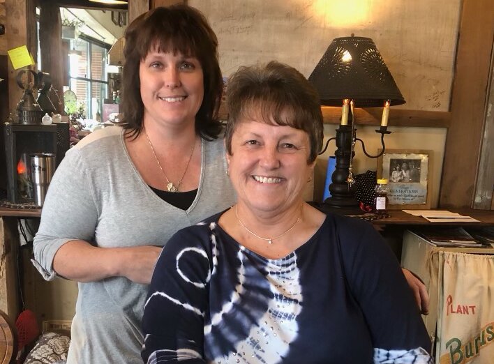 The Briar Rose in Litchfield is celebrating its tenth anniversary this month with festivities on Saturday, April 13. Pictured above are owner Danell Fogle, at left, and her mother, Lorinda &ldquo;Mama Bear&rdquo; Shaw.